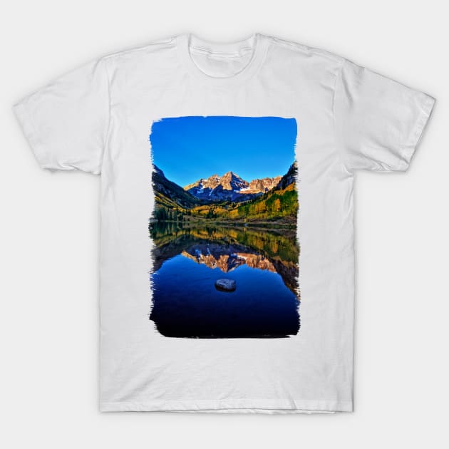 Maroon Bells T-Shirt by SandroAbate